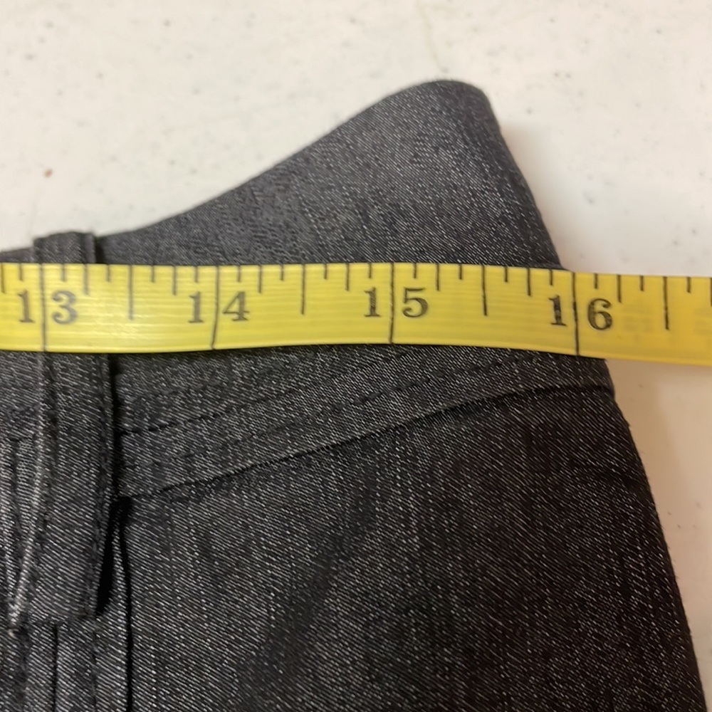 Lifestyle Attire by Larry Levine Charcoal Black Denim Skirt - Picture 5 of 7